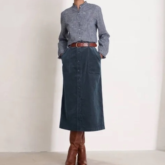 Seasalt organic corduroy maxi skirt - Picture 1 of 8
